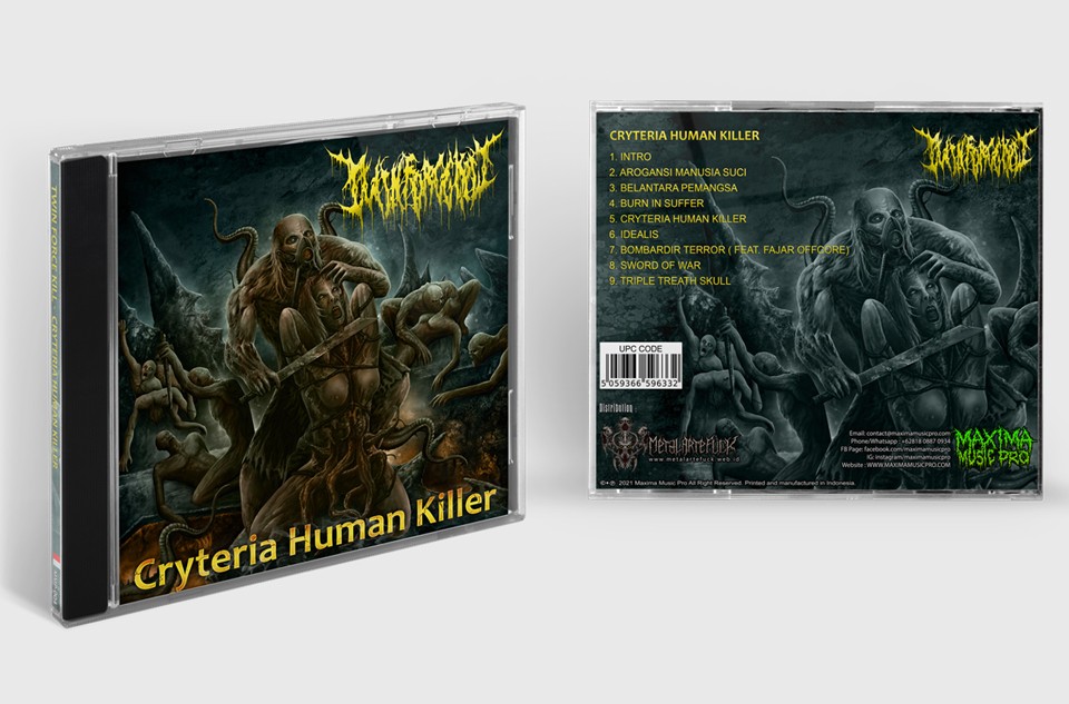 Maxima Music Pro - an Indonesian eXtreme MuSick Labels tfk-cd-featured-image Out Now! TWIN FORCE KILL - Cryteria Human Killer  