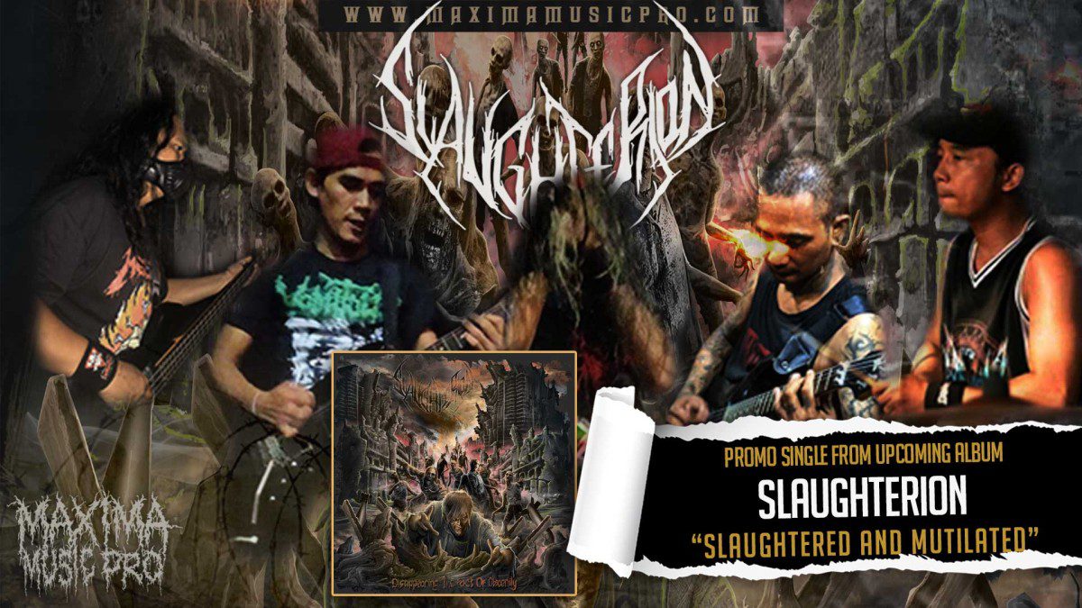 Maxima Music Pro - an Indonesian eXtreme MuSick Labels Banner-YT-Single_Slaugterion Promo Single From SLAUGHTERION's Upcoming Album  